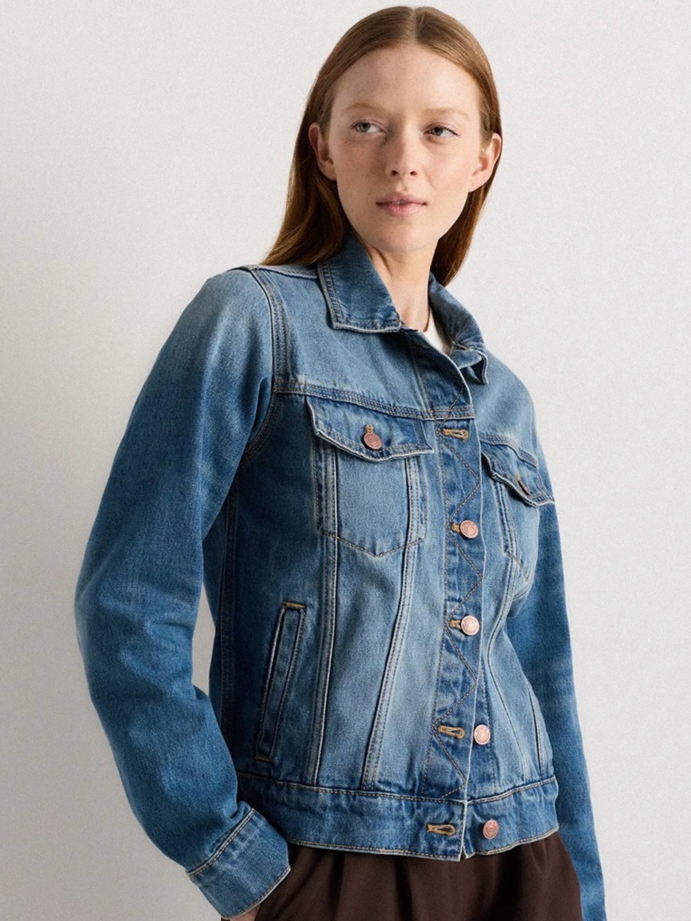 Quince 100% Organic Cotton Denim Jacket - Picture 3 of 7